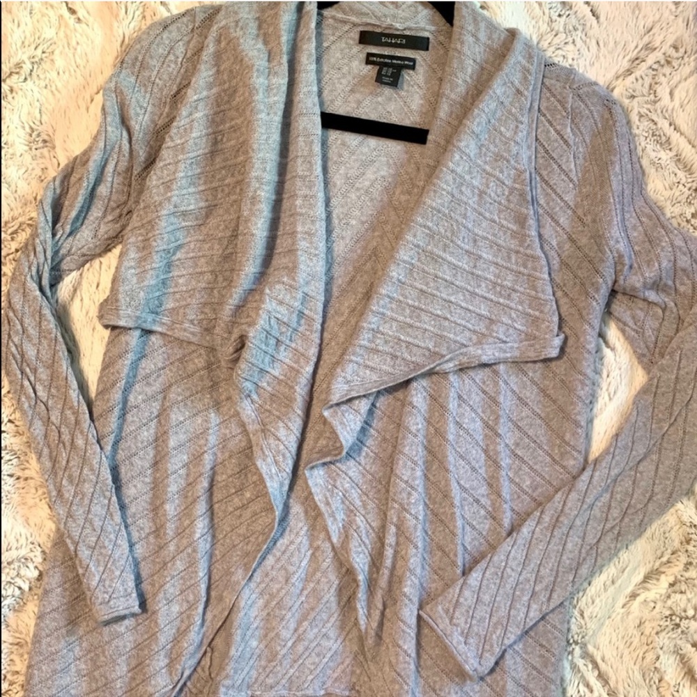 Tahari Draped Caridgan
